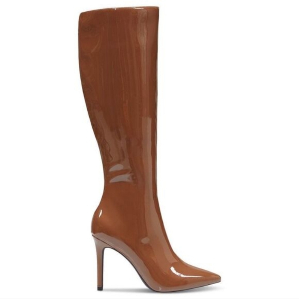 INC International Concepts Rajel Cognac Knee High Boots - Picture 2 of 6